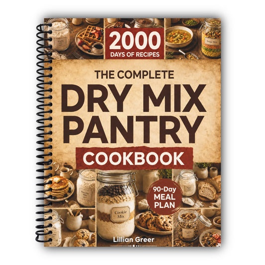 The Complete Dry Mix Pantry Cookbook: Quick, Simple & Budget-Friendly Homemade Mixes, Easy Pantry Meals, Shelf-Life Tips, and a 90-Day Meal Plan to Cook Faster, Waste Less, and Stay Organized [Spiral-Bound]