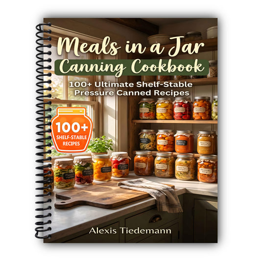 Meals in a Jar Canning Cookbook: 100+ Ultimate Shelf-Stable Pressure Canned Recipes [Spiral-Bound]