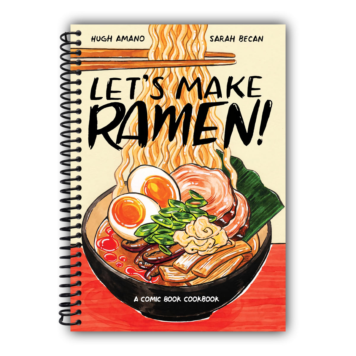 Let's Make Ramen!: A Comic Book Cookbook [Spiral-Bound]