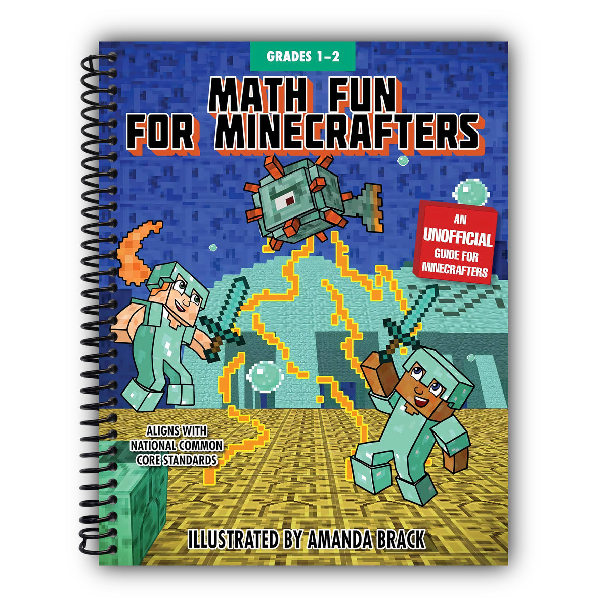 Math Fun for Minecrafters: Grades 1–2 [Spiral-Bound]