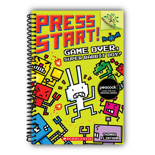 Game Over, Super Rabbit Boy!: A Branches Book (Press Start! #1) [Spiral-Bound]