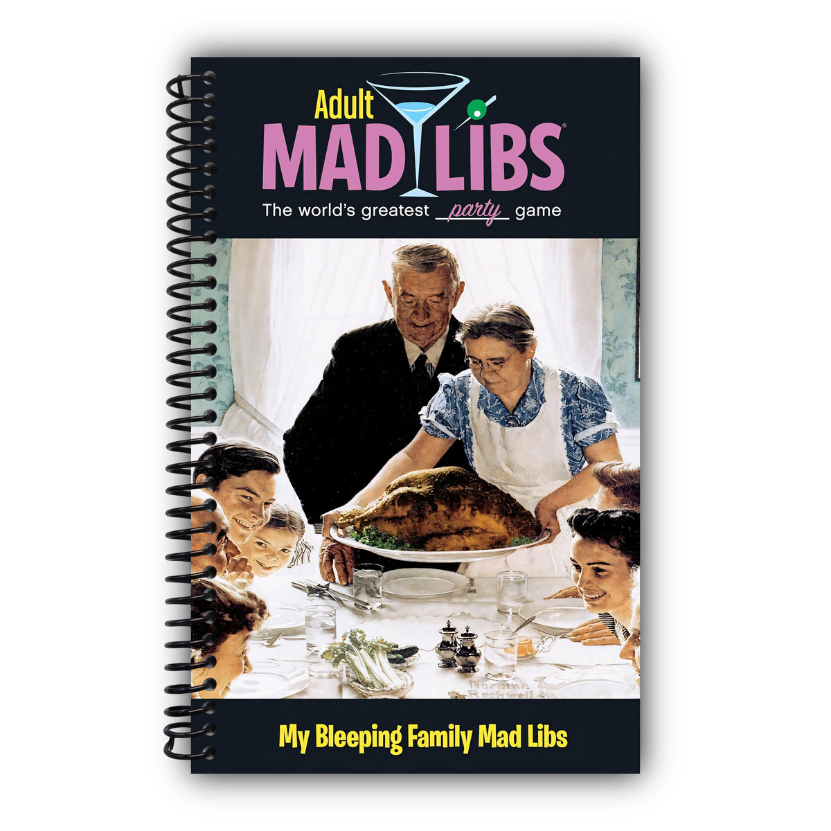 My Bleeping Family Mad Libs: World's Greatest Word Game (Adult Mad Libs) [Spiral-Bound]