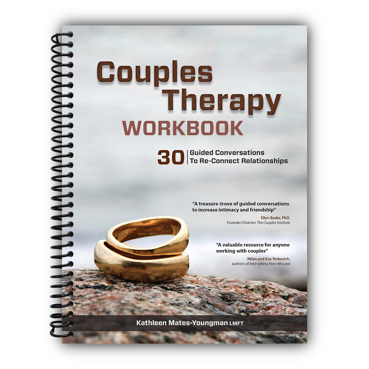 Couples Therapy Workbook: 30 Guided Conversations to Re-Connect Relationships [Spiral-Bound]