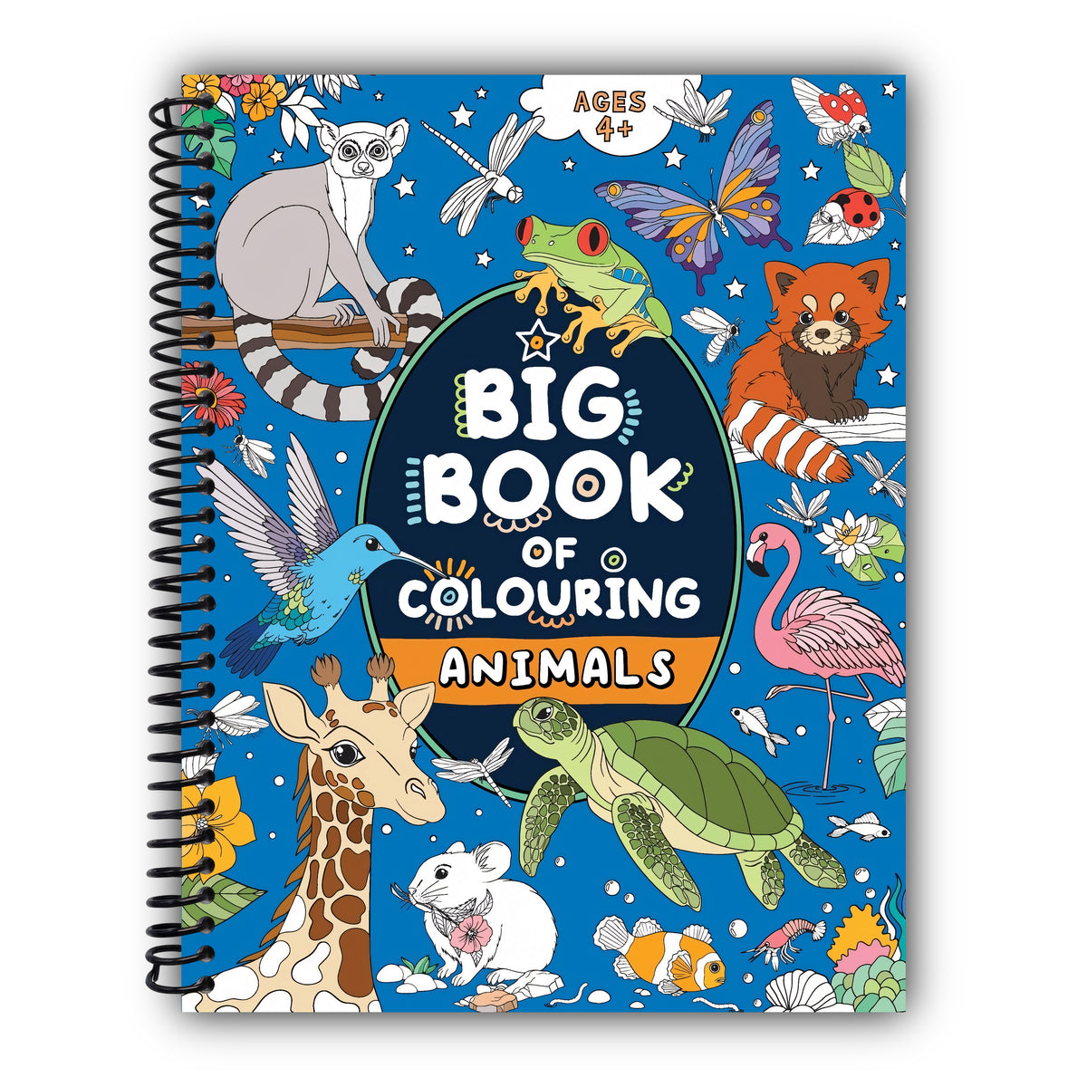 Big Book of Colouring: Animals: For Children Ages 4+ (Big Books of Colouring (Ages 4+)) [Spiral-Bound]