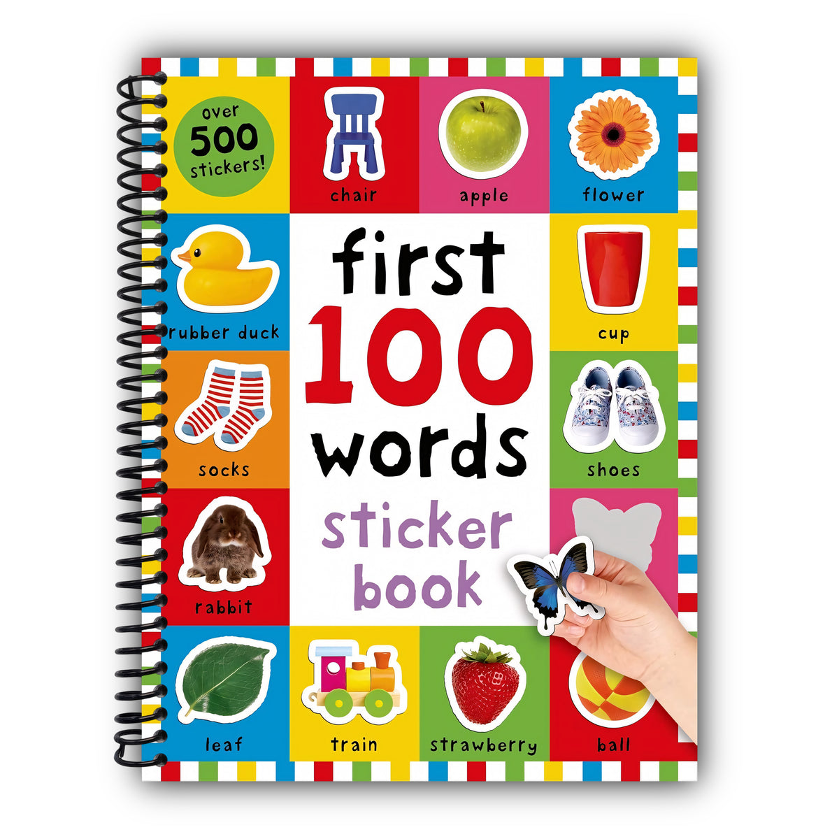 First 100 Stickers: Words: Over 500 Stickers [Spiral-Bound]