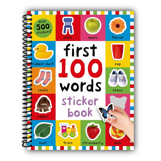 First 100 Stickers: Words: Over 500 Stickers [Spiral-Bound]
