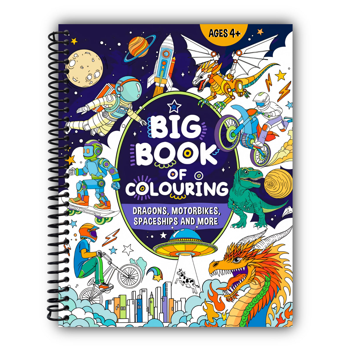 Big Book of Colouring for Boys: For Children Ages 4+ (Big Books of Colouring (Ages 4+)) [Spiral-Bound]