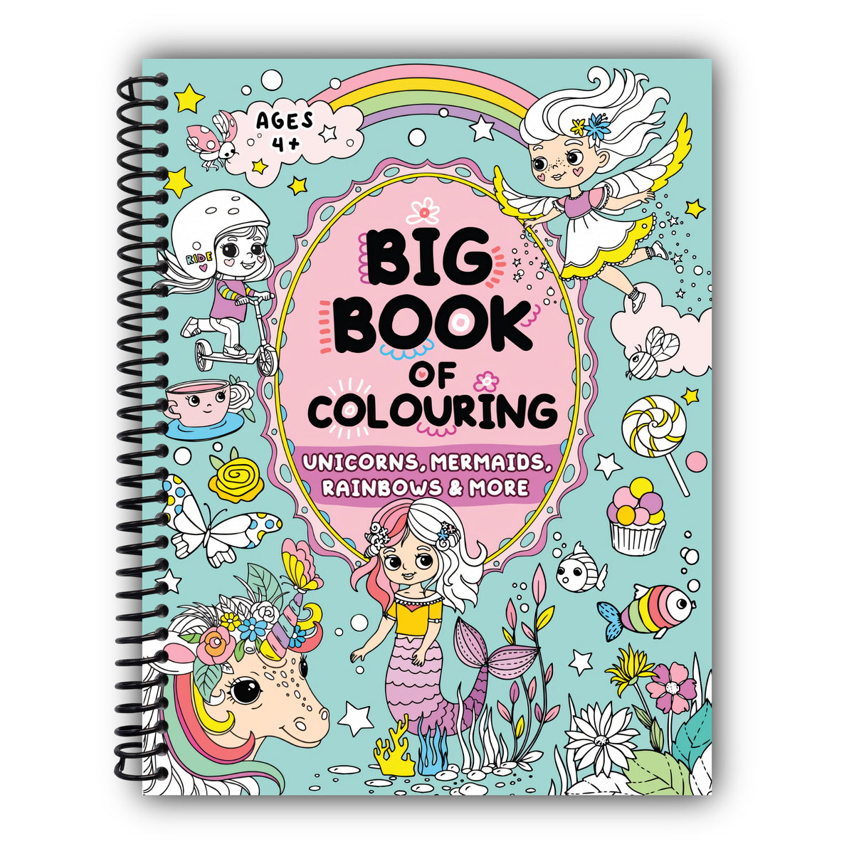 Big Book of Colouring for Girls: Children Ages 4+ (Big Books of Colouring (Ages 4+)) [Spiral-Bound]