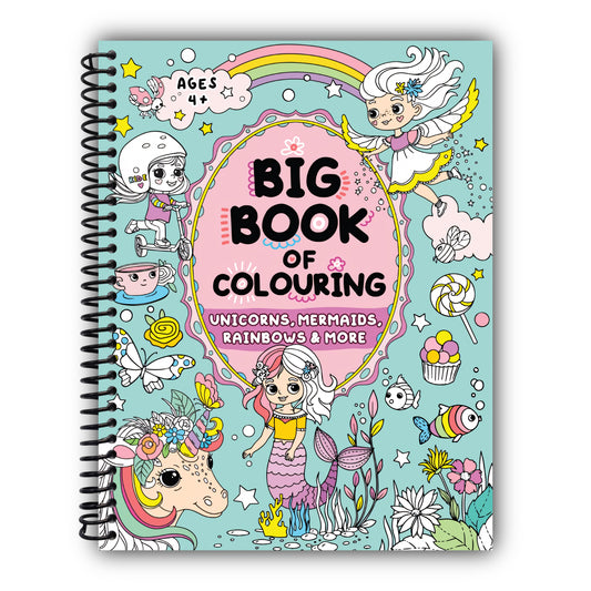 Big Book of Colouring for Girls: Children Ages 4+ (Big Books of Colouring (Ages 4+)) [Spiral-Bound]