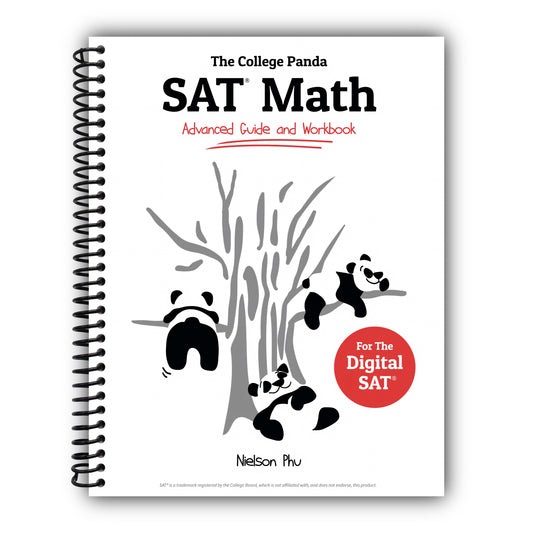 The College Panda's SAT Math: Advanced Guide and Workbook [Spiral-Bound]