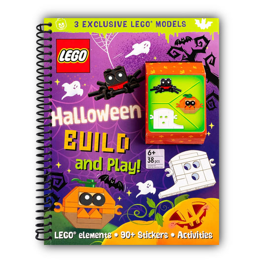 LEGO Books: Halloween Build and Play! (Activity Book with Minifigure) [Spiral-Bound]