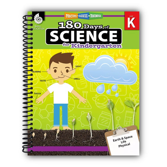 180 Days®: Science for Kindergarten: Practice, Assess, Diagnose [Spiral-Bound]