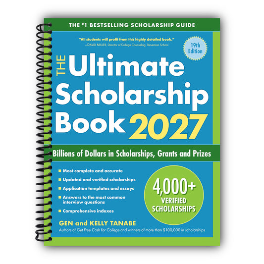The Ultimate Scholarship Book 2027: Billions of Dollars in Scholarships, Grants and Prizes [Spiral-Bound]